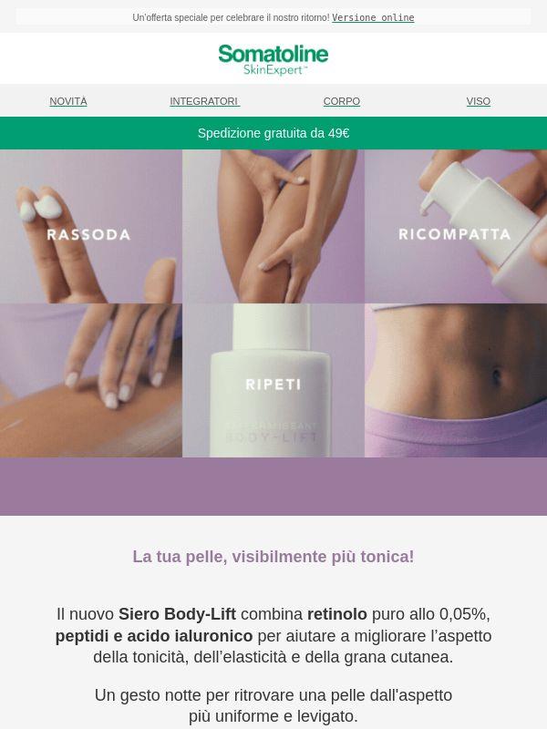 Retinolo per il corpo: arriva Siero Body-Lift!