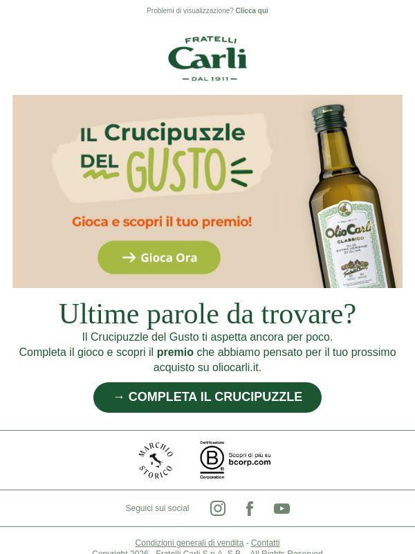 Hai completato il Crucipuzzle?