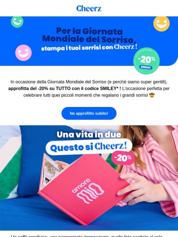 -20% su tutti i tuoi ricordi…