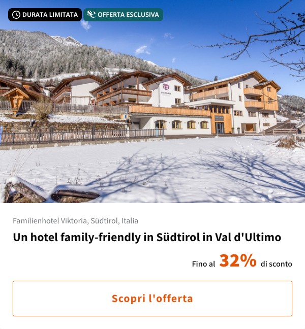 Un hotel family-friendly in Südtirol in Val d'Ultimo