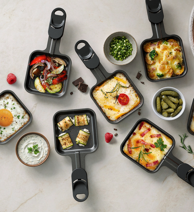 Hai già fame? La raclette versatile per ogni occasione è la risposta. Acquista ora