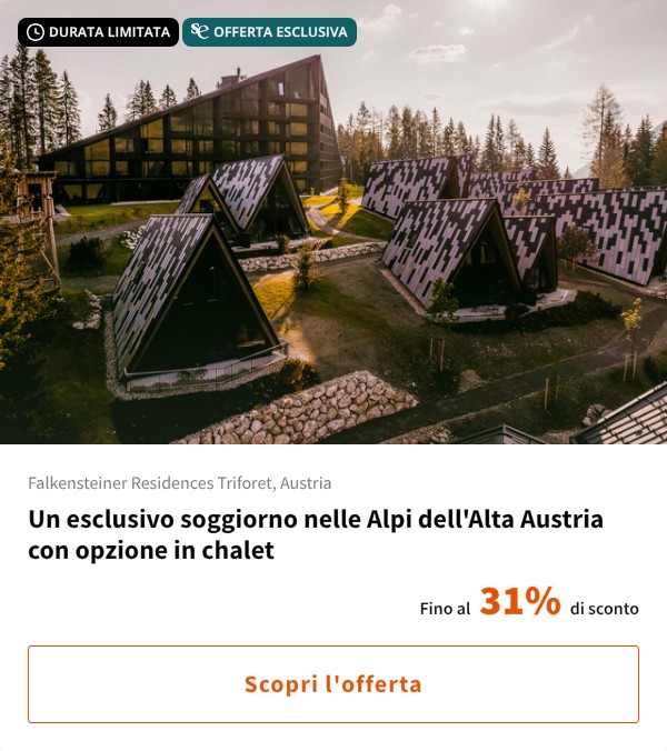 Un esclusivo soggiorno nelle Alpi dell'Alta Austria con opzione in chalet