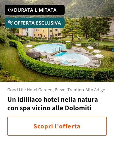 Un idilliaco hotel nella natura con spa vicino alle Dolomiti