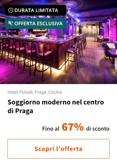 Soggiorno moderno nel centro di Praga