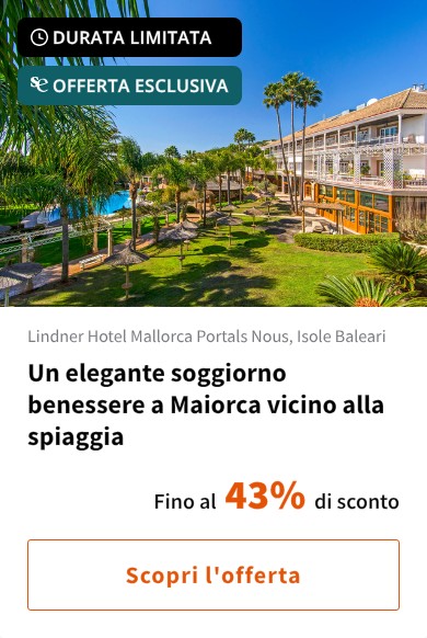 Un elegante soggiorno benessere a Maiorca vicino alla spiaggia
