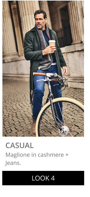 Un cappotto. Quattro look. - casual