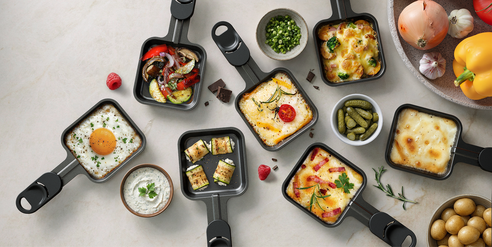 Hai già fame? La raclette versatile per ogni occasione è la risposta. Acquista ora