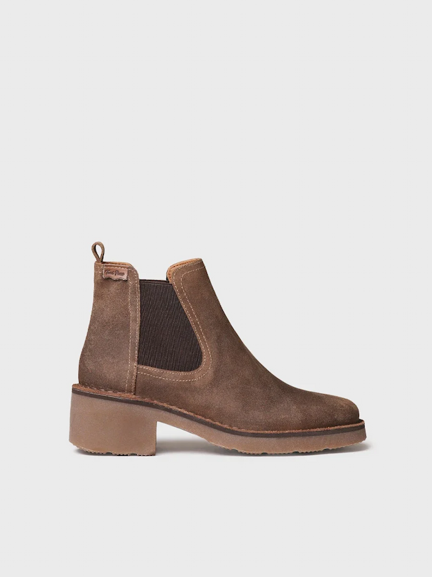 botin para hombre de piel 