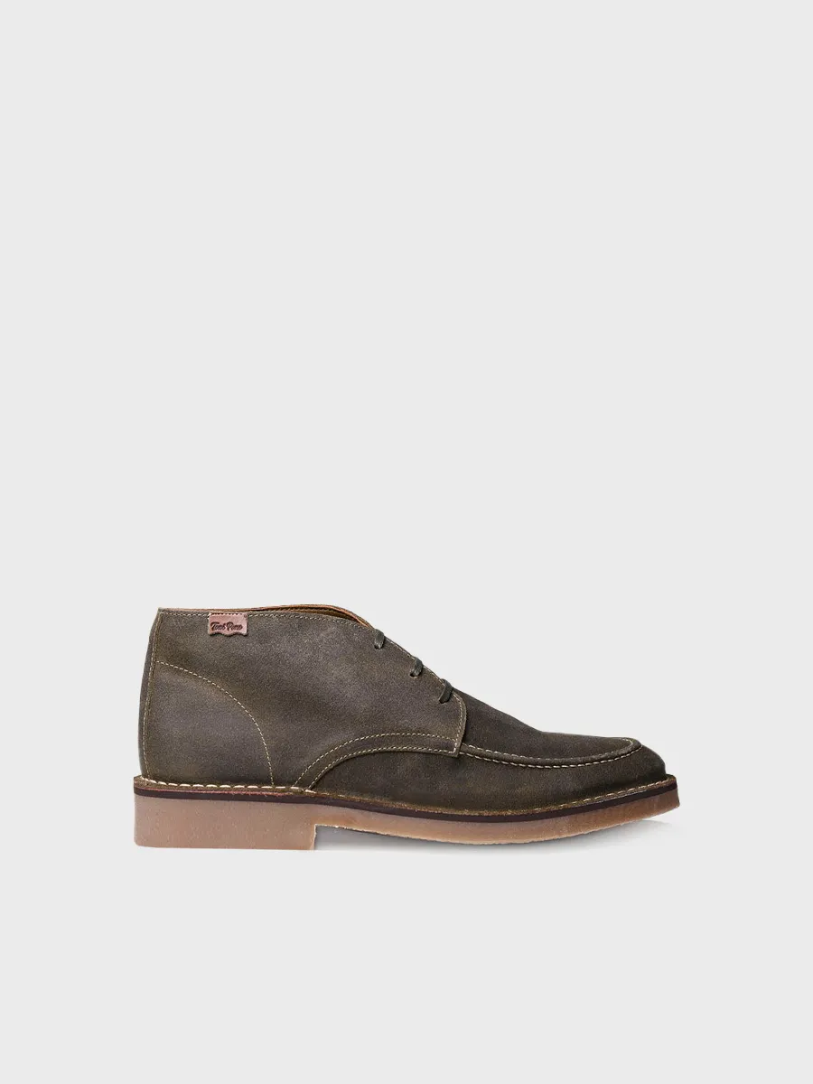 botin para hombre de piel 