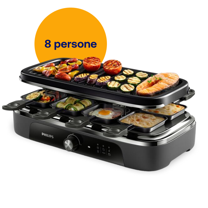 Grill with up to 8 people