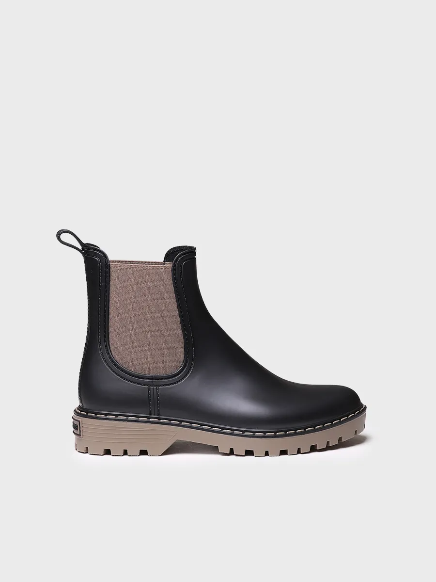 botin de piel 