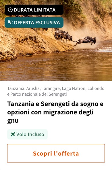 Tanzania e Serengeti da sogno e opzioni con migrazione degli gnu