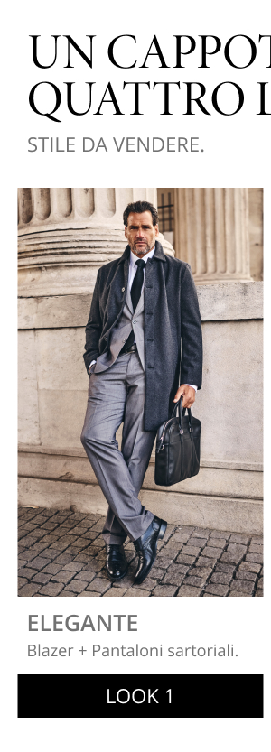 Un cappotto. Quattro look. - elegante