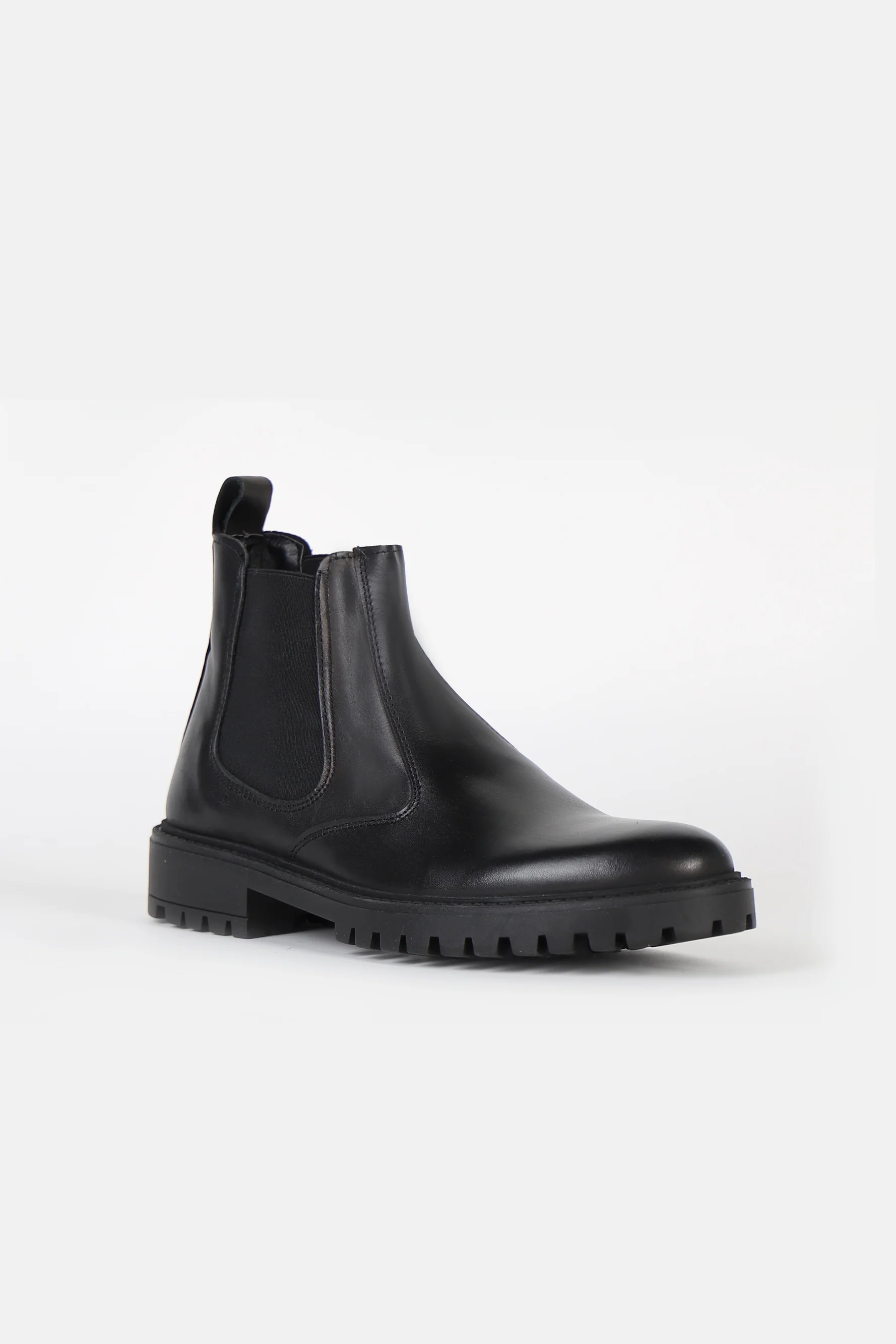 Image of STIVALETTO CON ELASTICO NERO