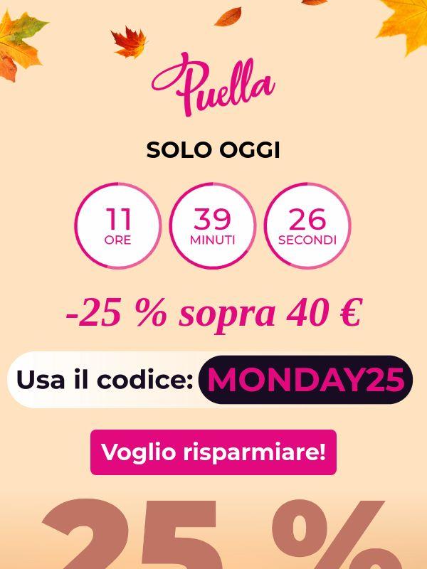 😮 -25% su tutto l'acquisto? Sì!