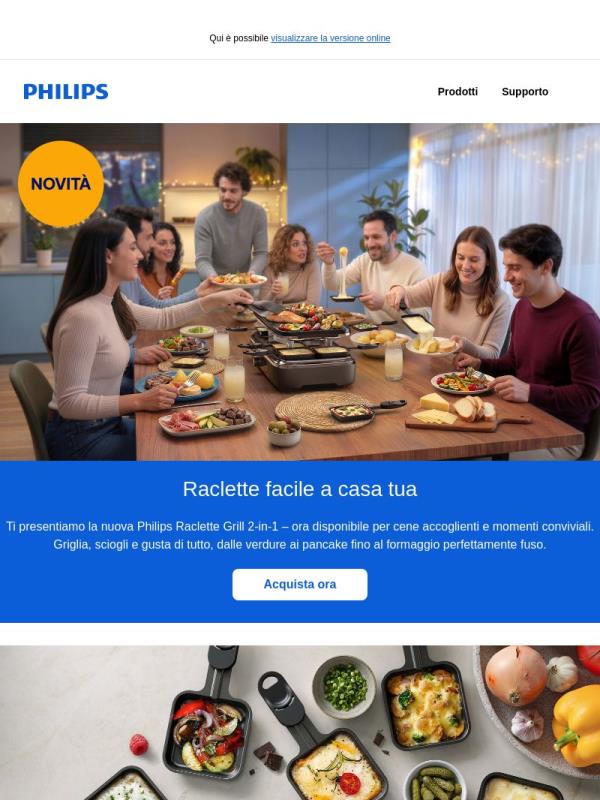 Novità – Philips Raclette Grill 2‑in‑1 appena lanciata🔥