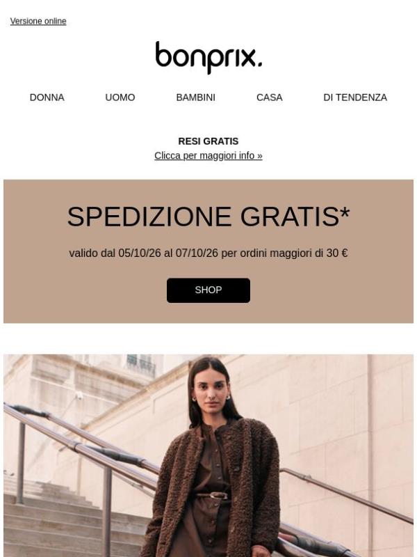 Spedizione GRATIS? Sì, grazie! 📦