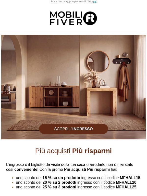 Più acquisti, più risparmi: fino al -25%