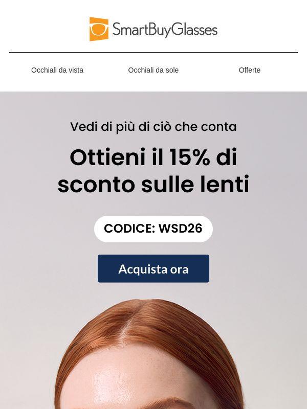 World Sight Day: 15% di sconto sulle lenti