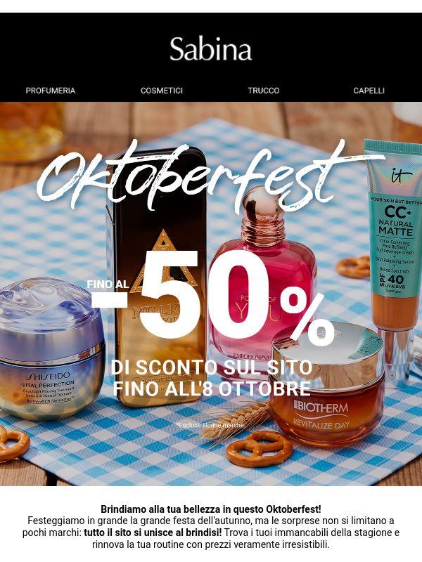 Festeggia l'Oktoberfest con fino al -50% sui tuoi preferiti