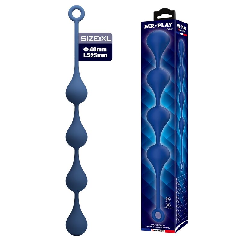 Perle Anali MR PLAY XL — Blu