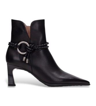 Stivaletti in pelle Paris nero