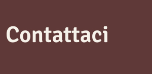 Text 'Contattaci' on brown background.
