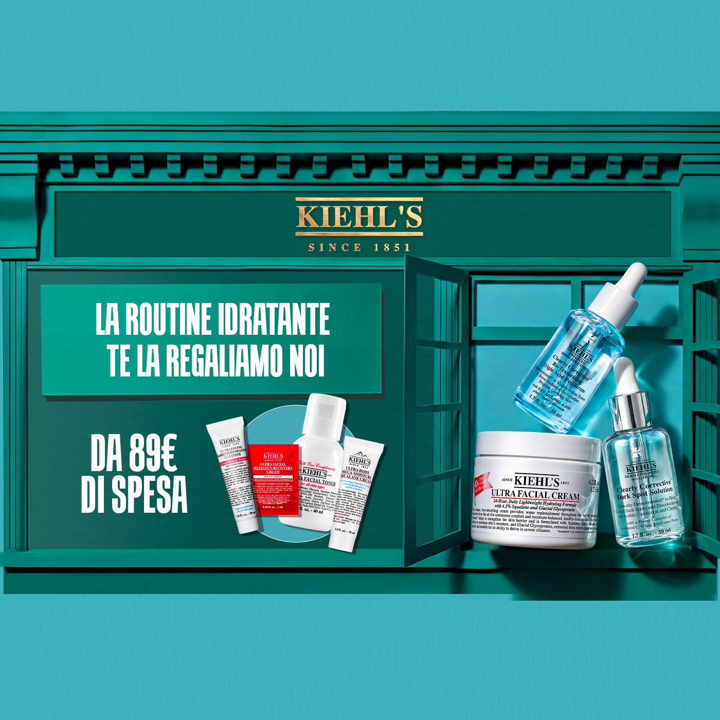 La routine idratante te la regaliamo noi da 89&euro; di spesa