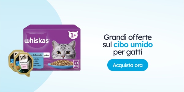 Promozioni sull'umido per gatti.