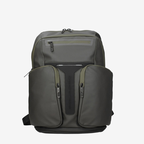 Piquadro Zaini e Marsupi Uomo Tessuto Verde/Grigio Scuro