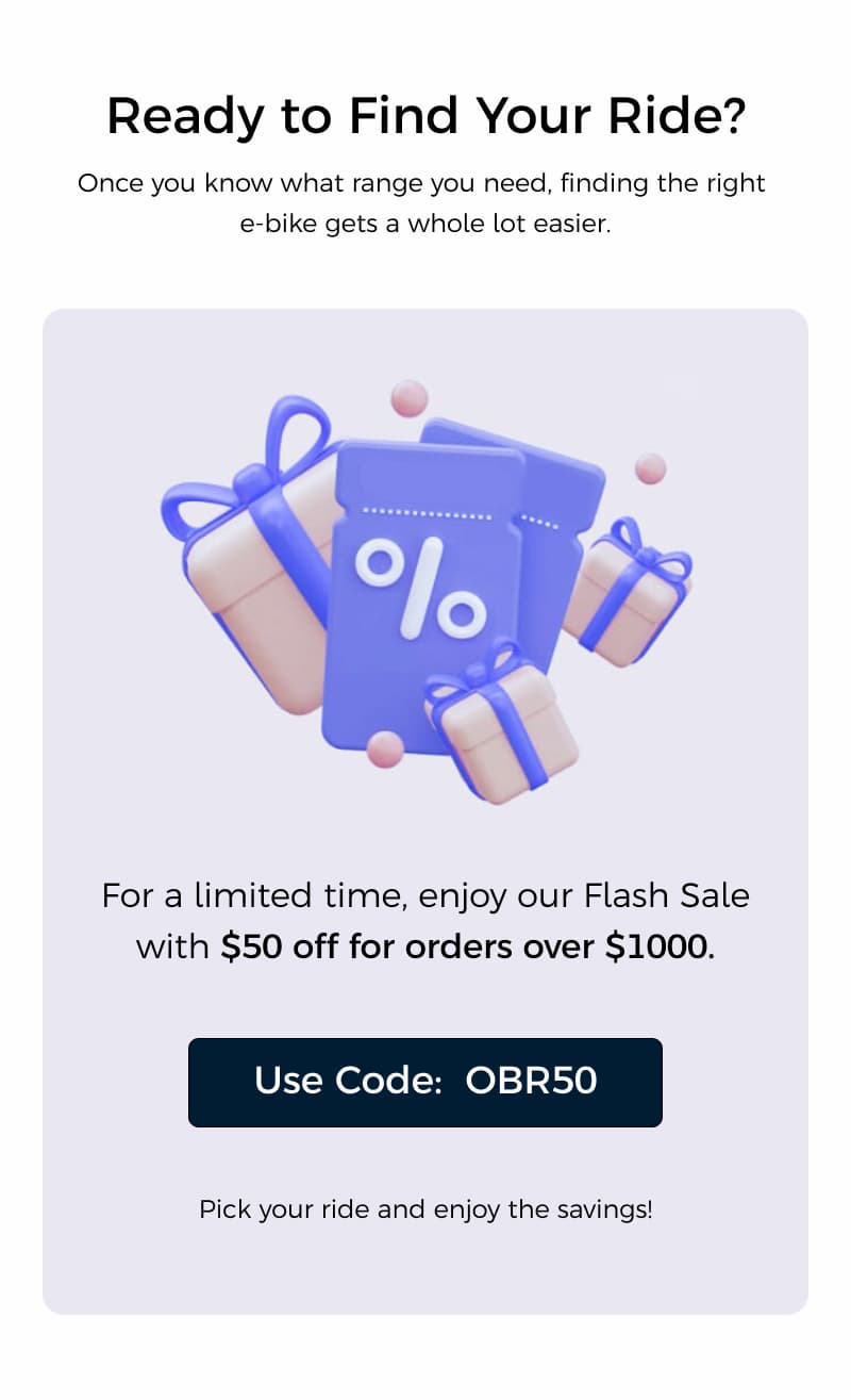For a limited time, enjoy our Flash Sale with $50 off for orders over $1000