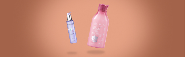 Prodotti per la cura dei capelli di Redken e Kérastase per capelli curati e forti