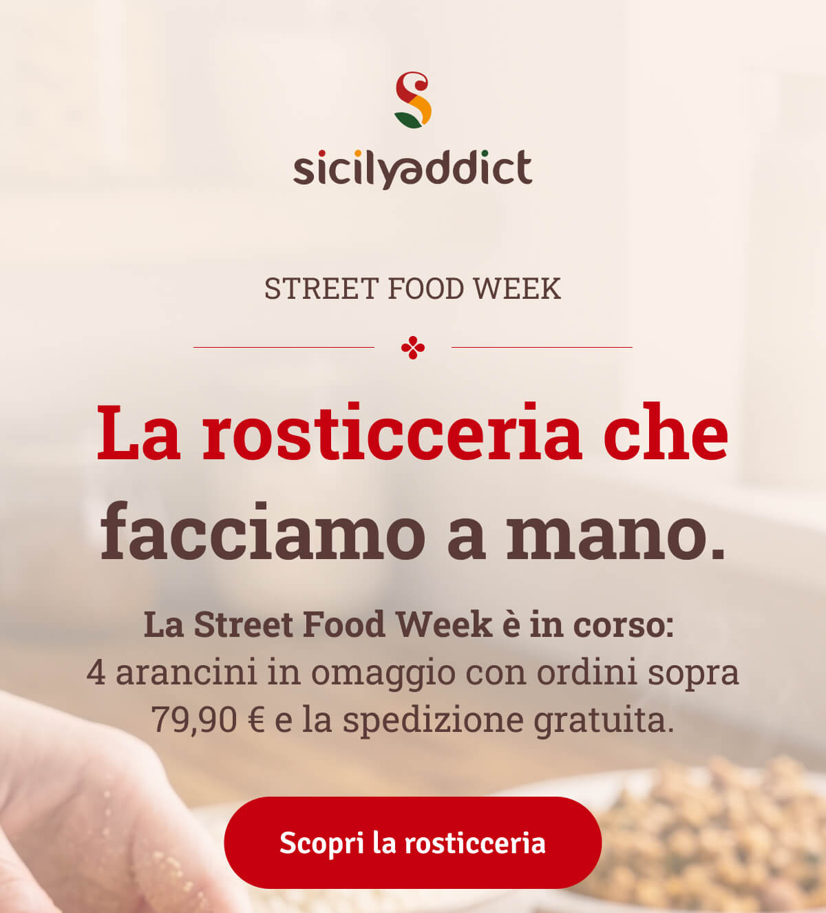 La rosticceria che facciamo a mano.