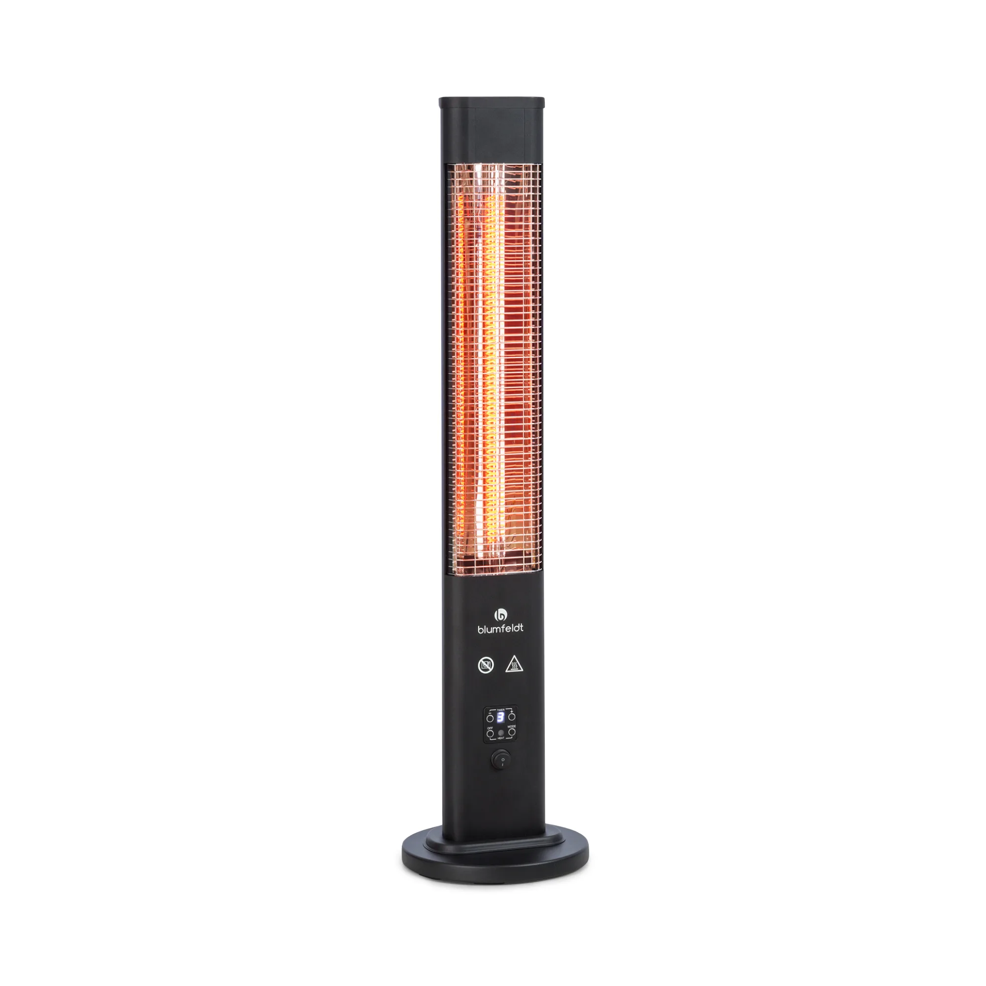 Heat Guru 1200W Riscaldatore Infrarossi da Esterno Nero