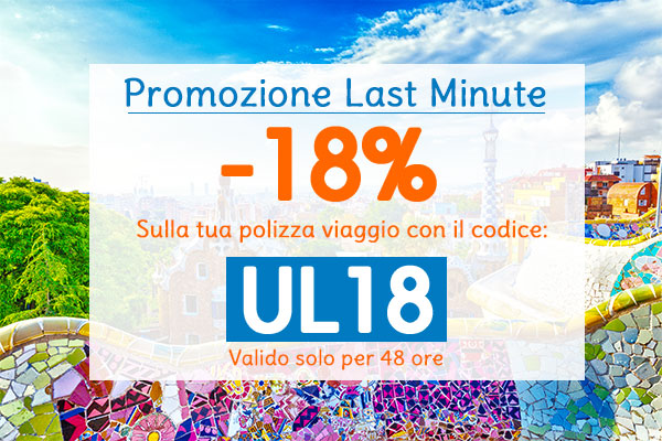 Sconto del 18% sulle polizze Viaggi Sicuri