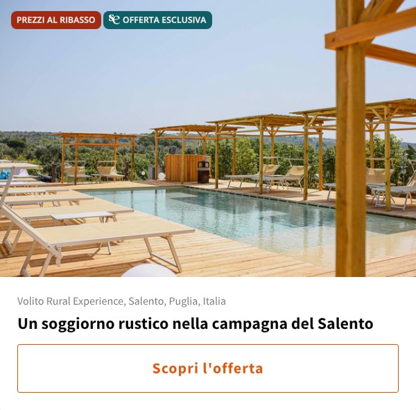 Un soggiorno rustico nella campagna del Salento