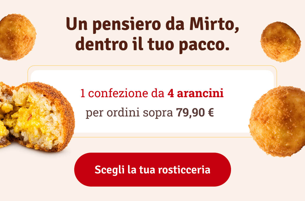 Un pensiero da Mirto, dentro il tuo pacco.