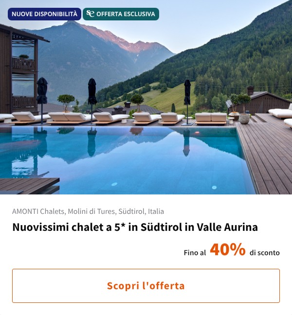 Nuovissimi chalet a 5* in Südtirol in Valle Aurina