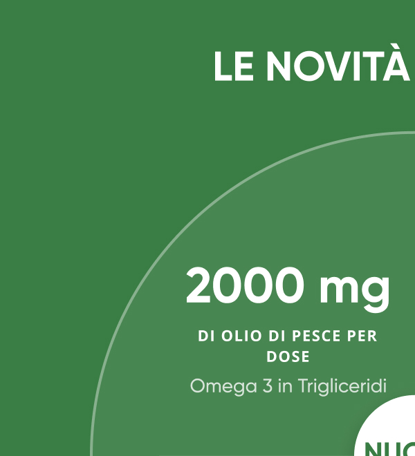 Le novitÀ 2000 mg di olio di pesce per dose Omega 3 in Trigliceridi