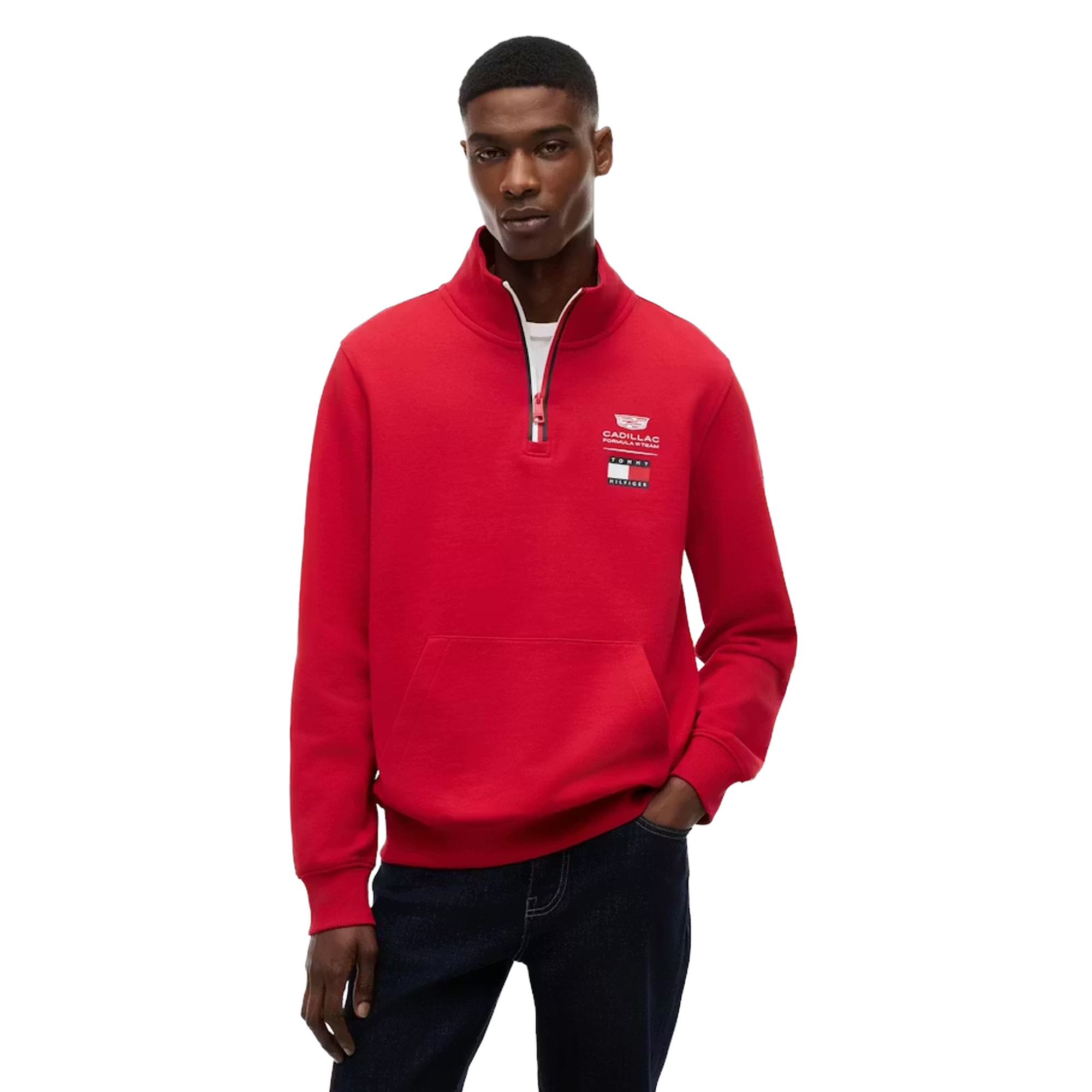 Top con mezza zip Cadillac Tommy Hilfiger