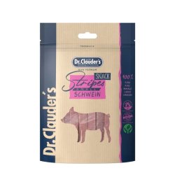 Image of Dr. Clauder's Filet Strips al maiale 80g snack per cani in striscette