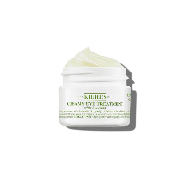 Barattolo aperto di Creamy Eye Treatment with Avocado