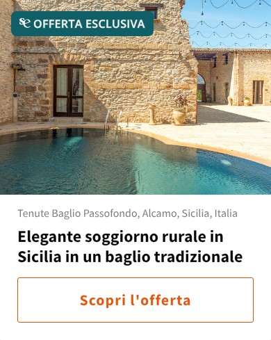 Elegante soggiorno rurale in Sicilia in un baglio tradizionale