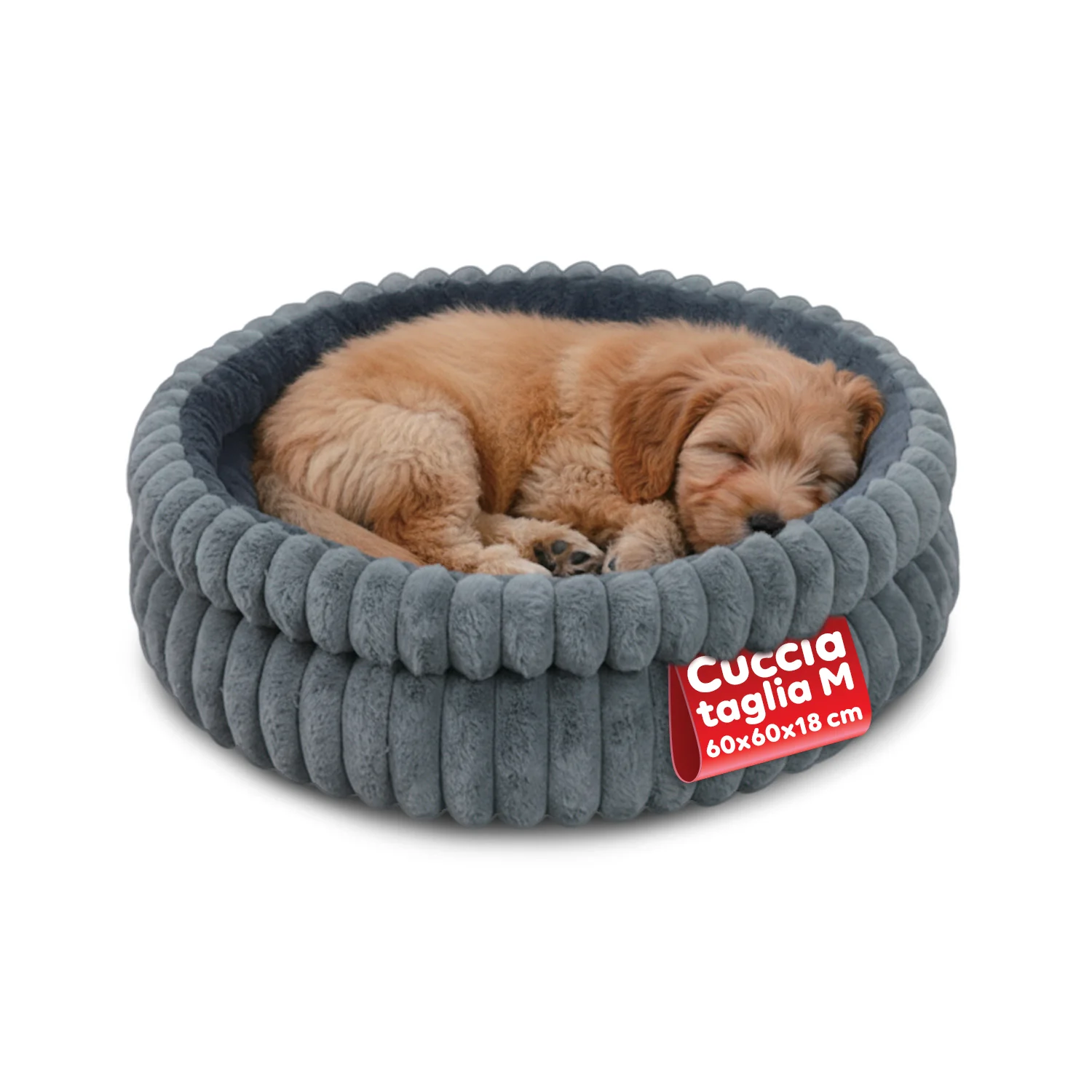 Image of Cuccia Rotonda Antistress per Cani e Gatti
