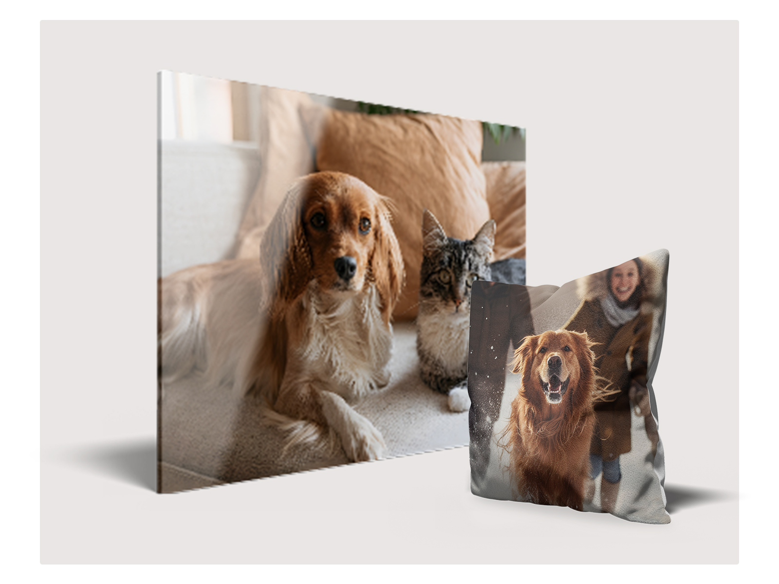 Foto su Acrilico 40x30cm + Cuscino Premium 30x30cm - 40,90€* con il codice!
