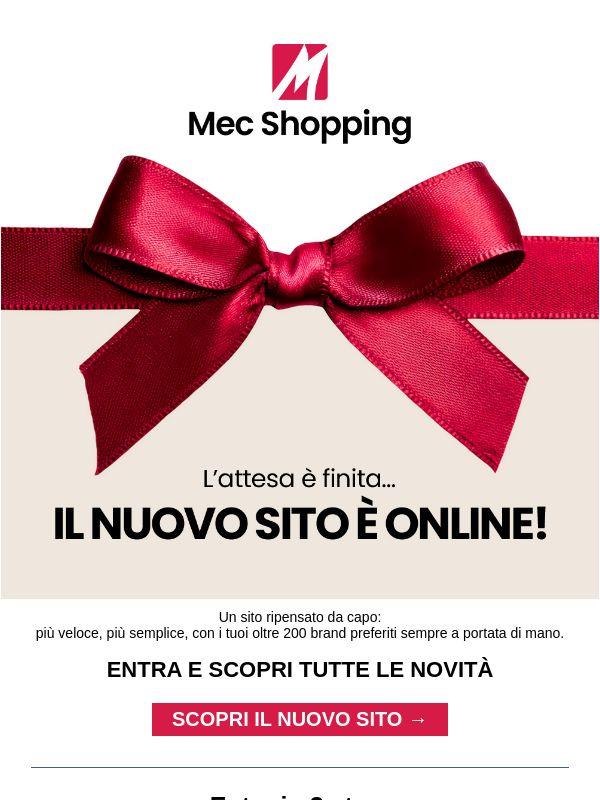 È online ✨ Il nuovo Mec Shopping è qui!