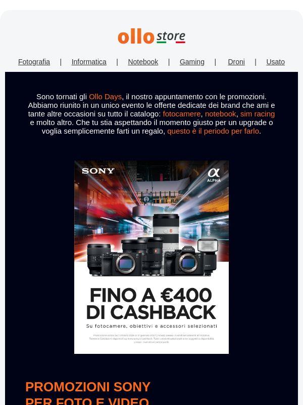 🔥 Sono iniziati gli Ollo Days!