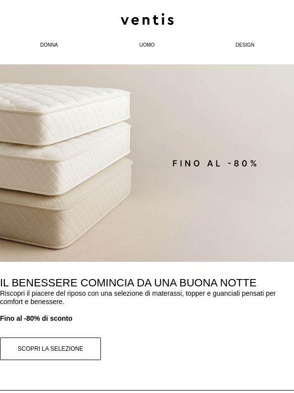 Fino al -80% | Benessere notte dopo notte