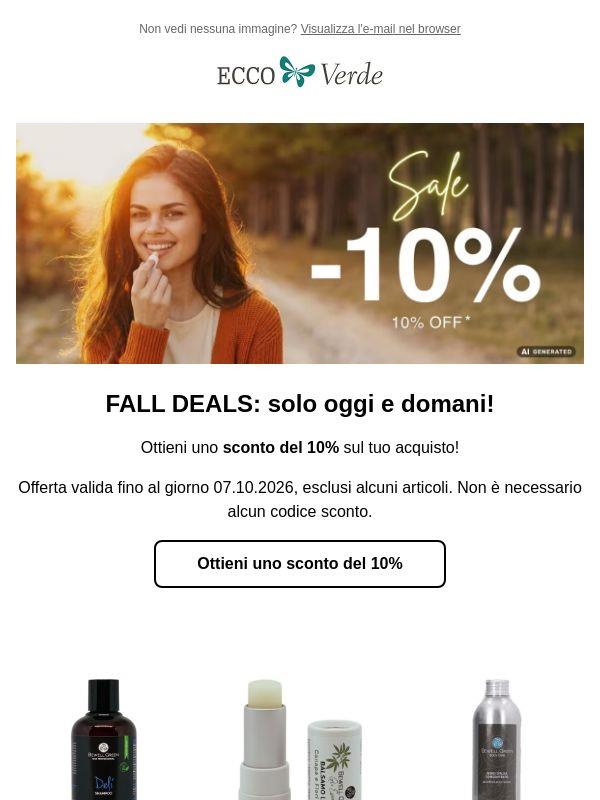 Ordina ora e ottieni uno sconto!