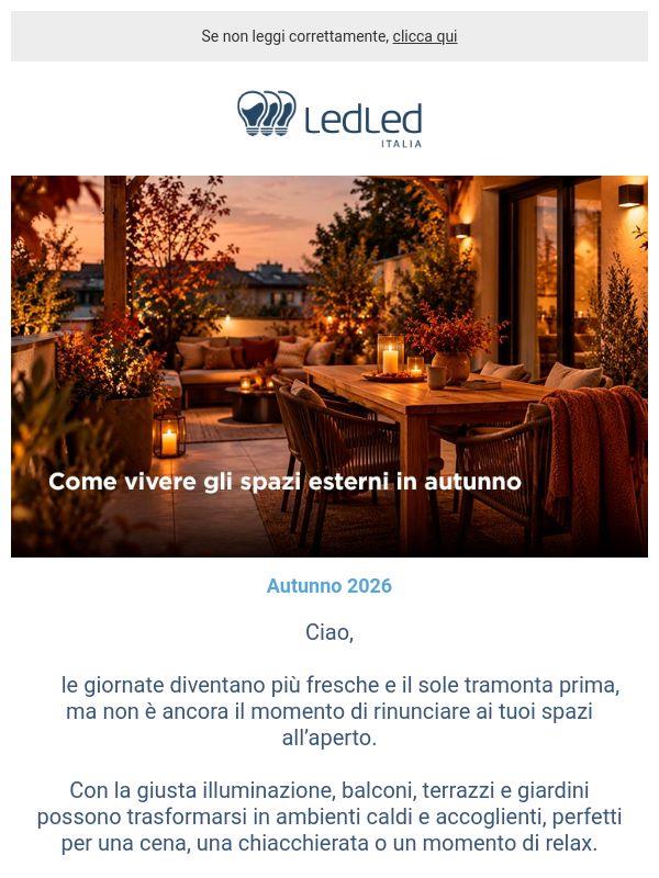 ! I tuoi spazi esterni anche in autunno? Sì, con la giusta luce! 🍂💡Accendi il tuo stile: 5 idee per trasformare casa ✨